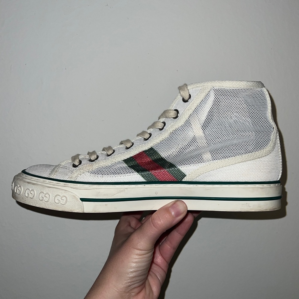 White Mesh 1977 Gucci Tennis Limited Edition Sneaker | Mens OR Womens